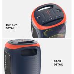 HOPESTAR PARTY130 Bluetooth-Lautsprecher mit langer Lebensdauer und Dual-Mikrofon für den Außenbereich – Bild 3