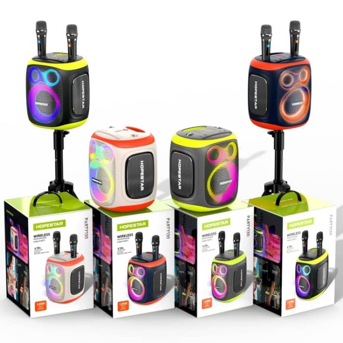 HOPESTAR PARTY130 Bluetooth-Lautsprecher mit langer Lebensdauer und Dual-Mikrofon für den Außenbereich – Bild 10