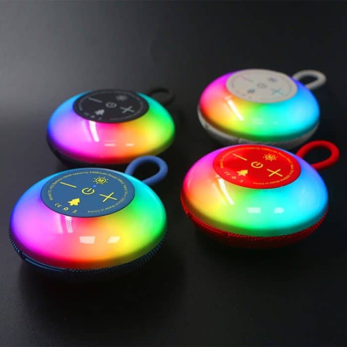 T&G TG-422 TWS Outdoor IPX6 Tragbarer kabelloser Bluetooth-Lautsprecher mit RGB-Licht – Bild 2