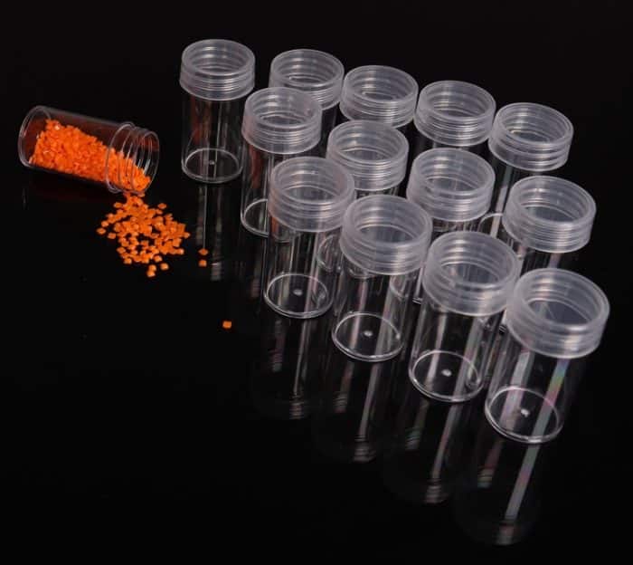 54 Flaschen Diamant-Malerei-Zubehör, Behälter, Aufbewahrungstasche, Box, Tragetasche, Diamant-Stickerei-Werkzeuge, Umhängetasche, Contains 54 Small Bottles, Without Bottle – Bild 7