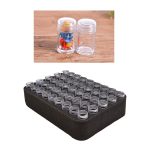 54 Flaschen Diamant-Malerei-Zubehör, Behälter, Aufbewahrungstasche, Box, Tragetasche, Diamant-Stickerei-Werkzeuge, Umhängetasche, Contains 54 Small Bottles, Without Bottle – Bild 8