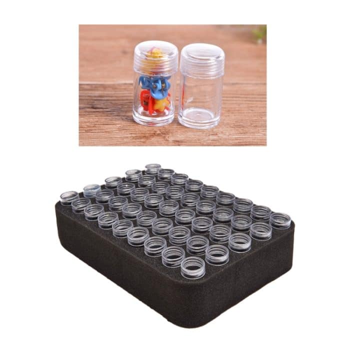 54 Flaschen Diamant-Malerei-Zubehör, Behälter, Aufbewahrungstasche, Box, Tragetasche, Diamant-Stickerei-Werkzeuge, Umhängetasche, Contains 54 Small Bottles, Without Bottle – Bild 8