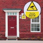 Warnaufkleber für 24-Stunden-Videoüberwachungsmonitore, 100 Stück – Bild 3