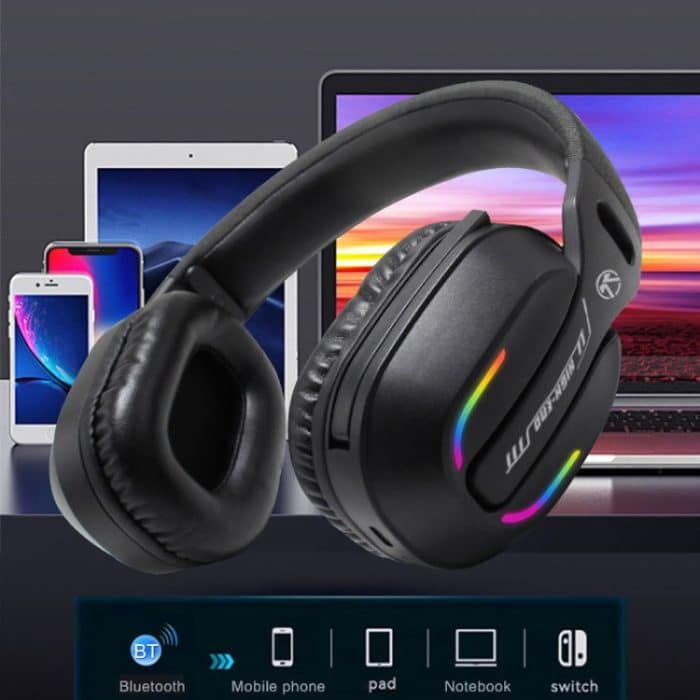 Bluetooth 5.4 Kopfmontiertes RGB-kabelloses Bluetooth-Gaming-Headset, B500 – Bild 9