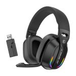 Bluetooth 5.4 Kopfmontiertes RGB-Kabelloses Bluetooth-Gaming-Headset mit Sender, GT100