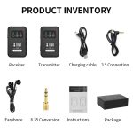 XTUGA J02 2,4G Stereo Wireless In-Ear Mini Monitor System mit Sender und Empfänger, J02 – Bild 10