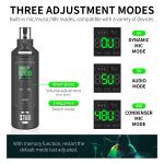 XTUGA SF-1 Drahtloser XLR-Sender und -Empfänger, UHF-Wireless-Adapter für kabelgebundenes Mikrofon/Gitarre, SF-1 – Bild 2