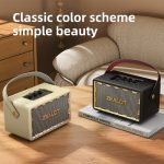 Zealot MT01M Retro Card Tragbarer kabelloser Bluetooth-Lautsprecher mit Mikrofon, MT01 + 1 Mic – Bild 2