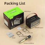 Zealot MT01M Retro Card Tragbarer kabelloser Bluetooth-Lautsprecher mit Mikrofon, MT01 + 1 Mic – Bild 11