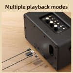 Zealot MT01M Retro Card Tragbarer kabelloser Bluetooth-Lautsprecher mit zwei Mikrofonen, MT01 + 2 Mic – Bild 7