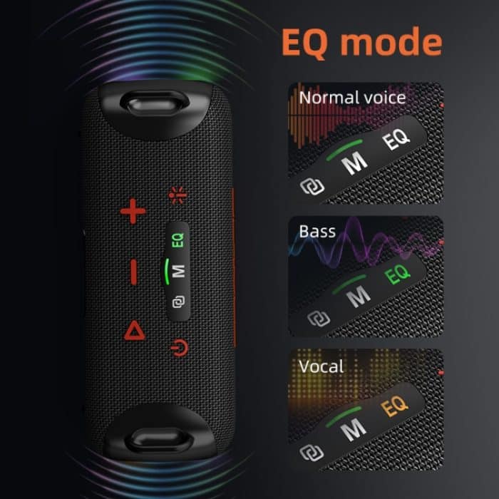 Zealot S85M 50W Tragbarer Bluetooth-Außenlautsprecher mit Mikrofon, S85 + 1 Mic – Bild 6