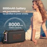 Zealot S85M 50W Tragbarer Bluetooth-Außenlautsprecher mit Mikrofon, S85 + 1 Mic – Bild 7