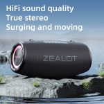 Zealot S87M 80W Tragbarer RGB-Bluetooth-Außenlautsprecher mit Mikrofon, S87 + 1 Mic – Bild 5