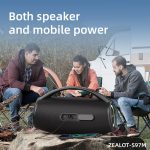 Zealot S97M 80W tragbarer RGB-Bluetooth-Lautsprecher für den Außenbereich mit Mikrofon, S97 + 1 Mic – Bild 10
