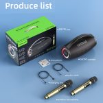 Zealot S97M 80W tragbarer RGB-Bluetooth-Lautsprecher für den Außenbereich mit zwei Mikrofonen, S97 + 2 Mic – Bild 12