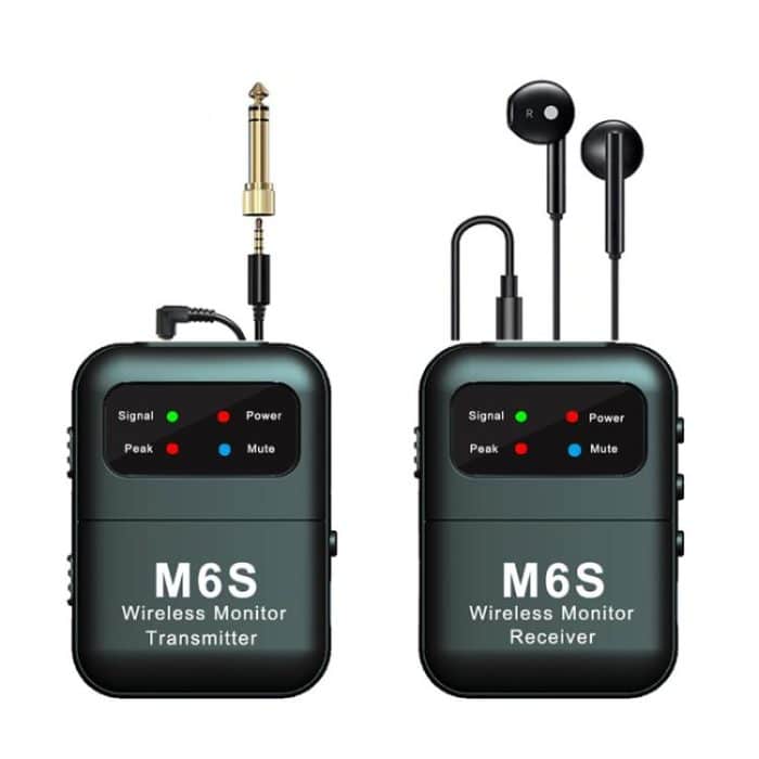 M6S Stereo-In-Ear-Monitorsystem mit 2,4 G Sender und Empfänger – Bild 1