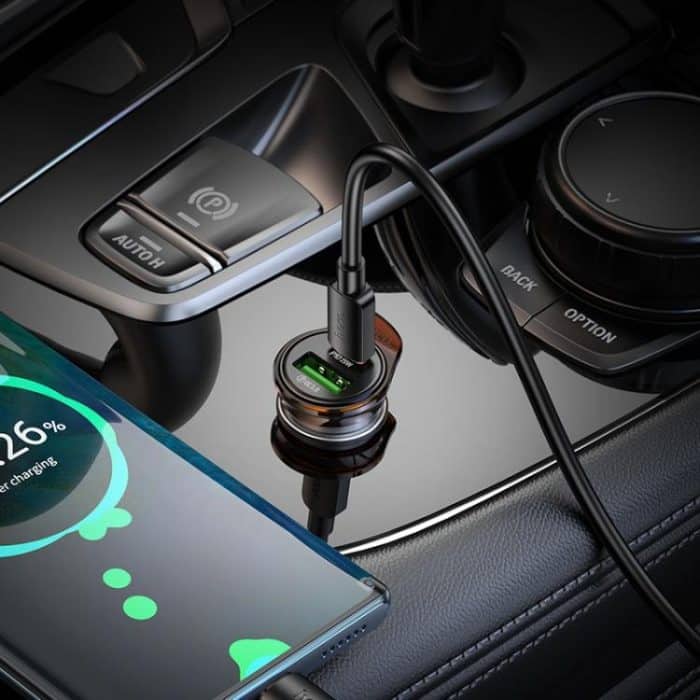 hoco NZ16A Rigorous PD25W und QC3.0 Dual Port Autoladegerät, PD25W+QC3.0 – Bild 4