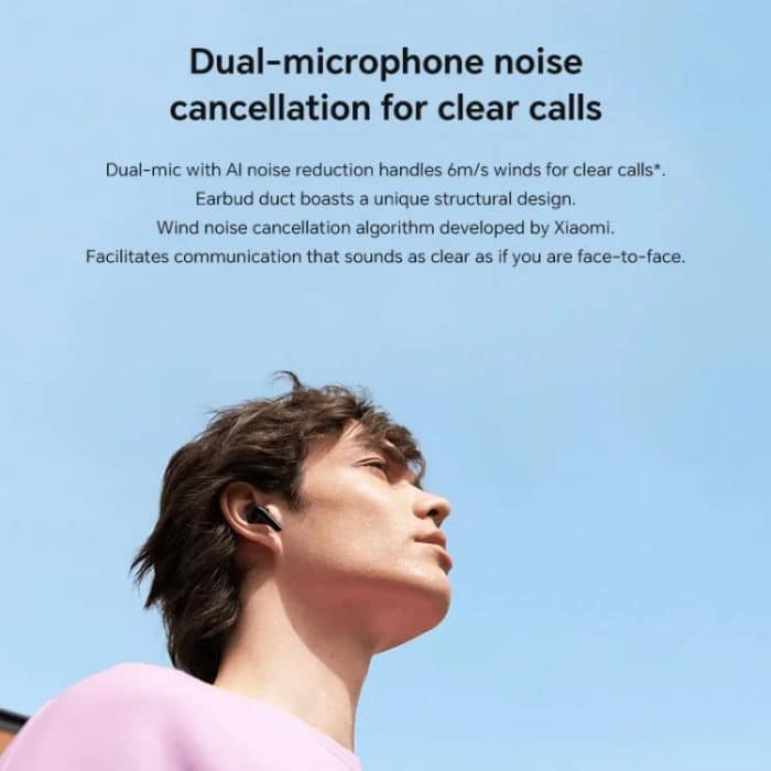 Xiaomi Redmi Buds 6 Lite Dual-Mikrofon AI Call Drahtloser Bluetooth-Kopfhörer – Bild 5