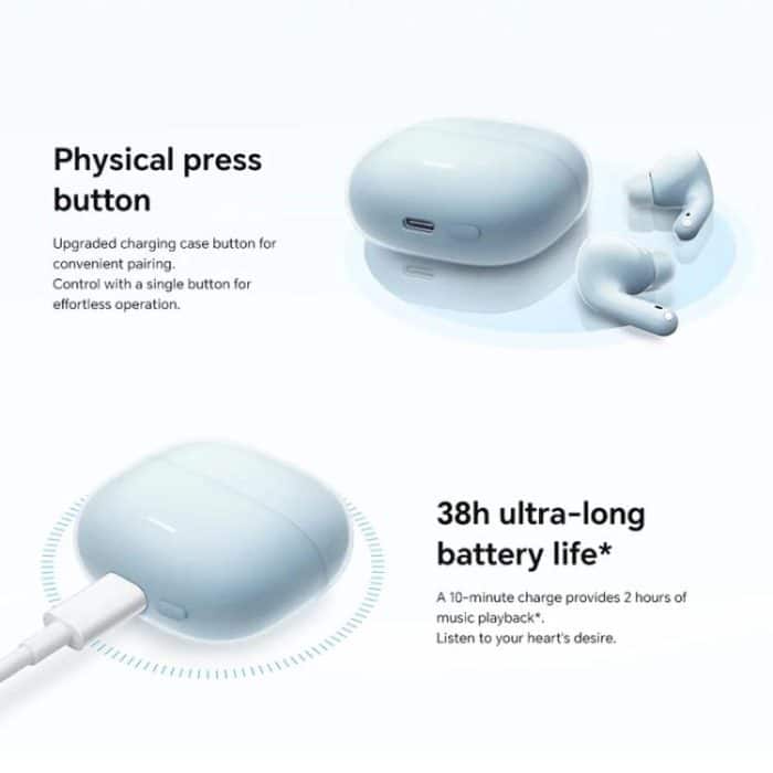 Xiaomi Redmi Buds 6 Lite Dual-Mikrofon AI Call Drahtloser Bluetooth-Kopfhörer – Bild 10