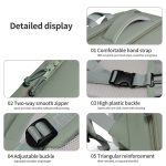 P960 Wasserabweisender, modischer Rucksack mit großem Fassungsvermögen – Bild 8