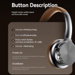 A53 Over-Ear Retro Metall ANC Bluetooth-Headset mit aktiver Geräuschunterdrückung – Bild 8