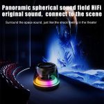 M2 Tragbarer intelligenter Bluetooth-Lautsprecher mit RGB-Licht, magnetischer Lautsprecher, Telefonhalter, M2(Black), M2(White) – Bild 8