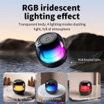 M88 Tragbarer Gyro-RGB-Atmosphärenlicht-Bluetooth-Lautsprecher-Subwoofer, M88 – Bild 3