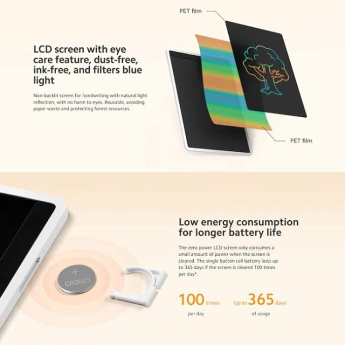 Xiaomi Mijia Kinder LCD Kleine Tafel Bunte Edition, 13.5 inch, 10 inch – Bild 4