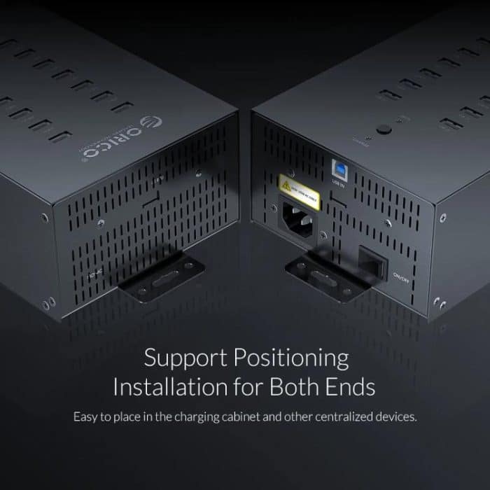 ORICO IH30P Industrieller 30-Port USB 2.0-Hub, AU Plug, EU Plug, UK Plug, US Plug – Bild 11