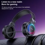 Yesido EK05 USB-Gaming-Headset mit RGB-Licht und Mikrofon, Kabellänge: 1,2 m, EK05 – Bild 2