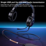 Yesido EK05 USB-Gaming-Headset mit RGB-Licht und Mikrofon, Kabellänge: 1,2 m, EK05 – Bild 7