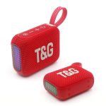 T&G TG445 Tragbarer Stereo-Subwoofer-Bass RGB-Licht Kabelloser TWS BT-Lautsprecher