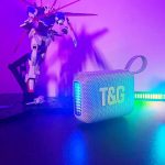 T&G TG445 Tragbarer Stereo-Subwoofer-Bass RGB-Licht Kabelloser TWS BT-Lautsprecher – Bild 8