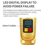 VGR V-290 Tragbarer elektrischer Mini-Haarschneider mit USB und Digitalanzeige, V-290 – Bild 7