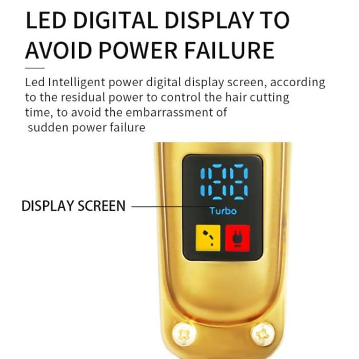 VGR V-290 Tragbarer elektrischer Mini-Haarschneider mit USB und Digitalanzeige, V-290 – Bild 7