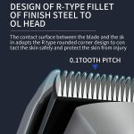 VGR V-652 Professioneller elektrischer Haarschneider mit Digitalanzeige und USB, V-652 – Bild 4