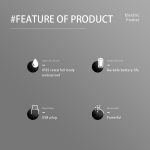 VGR V-951 IPX5 LED Digitalanzeige Tragbarer Licht USB-Haarschneider, V-951 – Bild 5