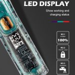 VGR V-961 IPX7 LED Digitalanzeige USB Elektrischer Haarschneider, V-961 – Bild 11