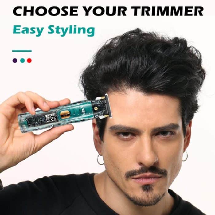 VGR V-961 IPX7 LED Digitalanzeige USB Elektrischer Haarschneider, V-961 – Bild 6