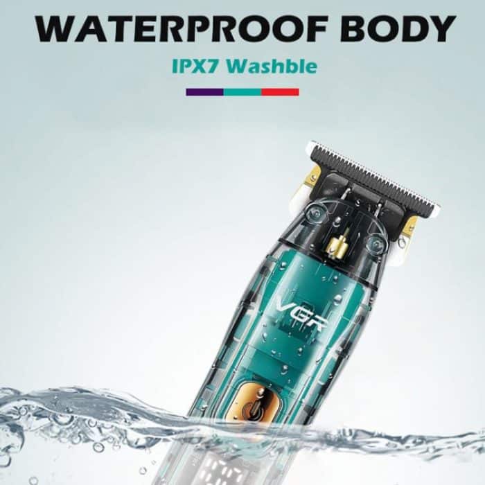 VGR V-961 IPX7 LED Digitalanzeige USB Elektrischer Haarschneider, V-961 – Bild 8