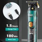 VGR V-961 IPX7 LED Digitalanzeige USB Elektrischer Haarschneider, V-961 – Bild 9