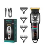 VGR V-971 Graffiti Design LED Digitalanzeige USB Elektrischer Haarschneider, V-971 – Bild 8