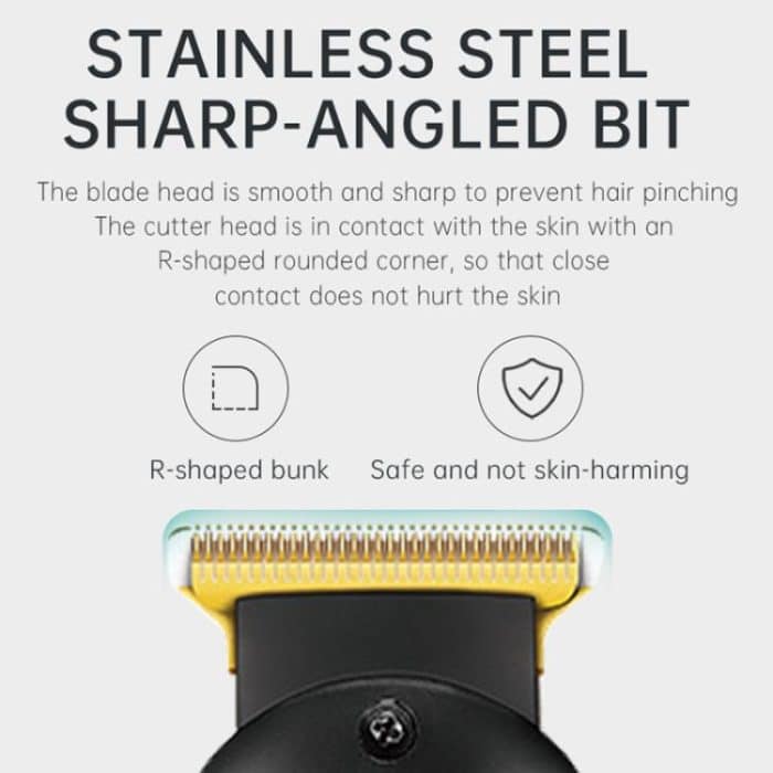 VGR V-971 Graffiti Design LED Digitalanzeige USB Elektrischer Haarschneider, V-971 – Bild 4