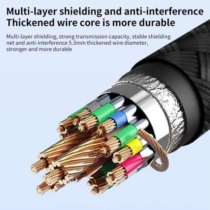 USB-C / Typ-C und USB3.0 auf RJ45 5G Gigabit Kabelgebundener Ethernet-Netzwerkadapter, USB-C / Type-C and USB3.0 to RJ45 Adapter – Bild 11