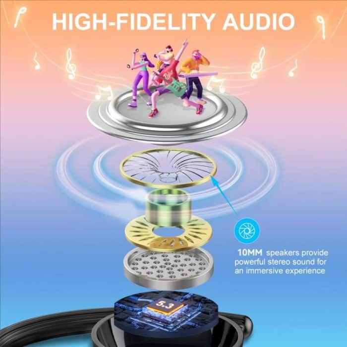 Q31 Ohrmontierter ENC-Kopfhörer mit Rauschunterdrückung, kabelloser Bluetooth-Kopfhörer – Bild 4