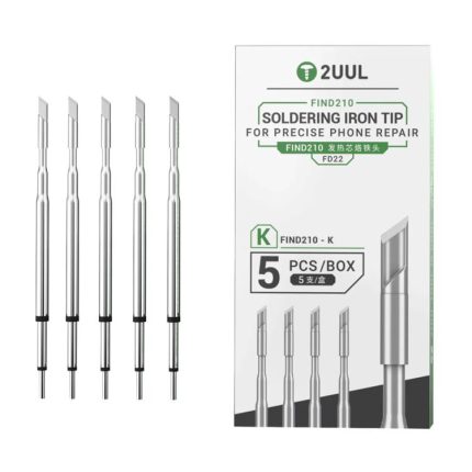 2uul 5-in-1-Lötkolbenspitzen für die meisten C210-Lötstationen, FD22 K, FD23 I, FD24 S