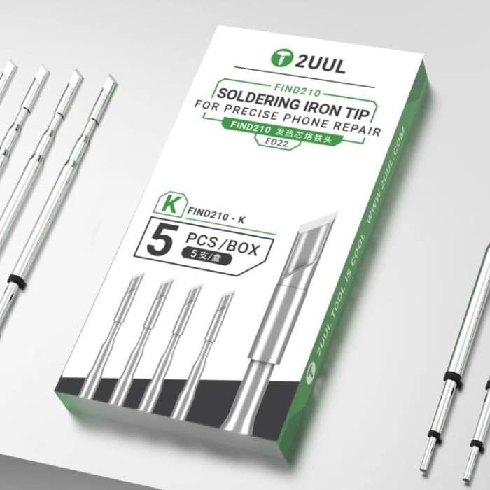 2uul 5-in-1-Lötkolbenspitzen für die meisten C210-Lötstationen, FD22 K, FD23 I, FD24 S – Bild 6