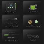 2uul FD01 Find210 60W Hochleistungs-Wechselstrom-Transformator-Lötstation, EU Plug, US Plug, UK Plug – Bild 11