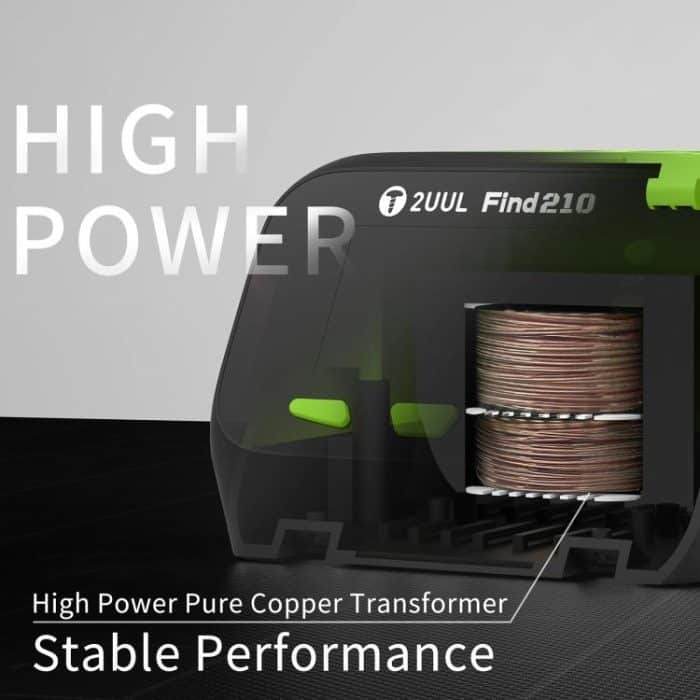 2uul FD01 Find210 60W Hochleistungs-Wechselstrom-Transformator-Lötstation, EU Plug, US Plug, UK Plug – Bild 6