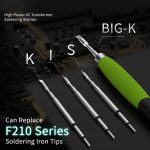 2uul FD01 Find210 60W Hochleistungs-Wechselstrom-Transformator-Lötstation, EU Plug, US Plug, UK Plug – Bild 7